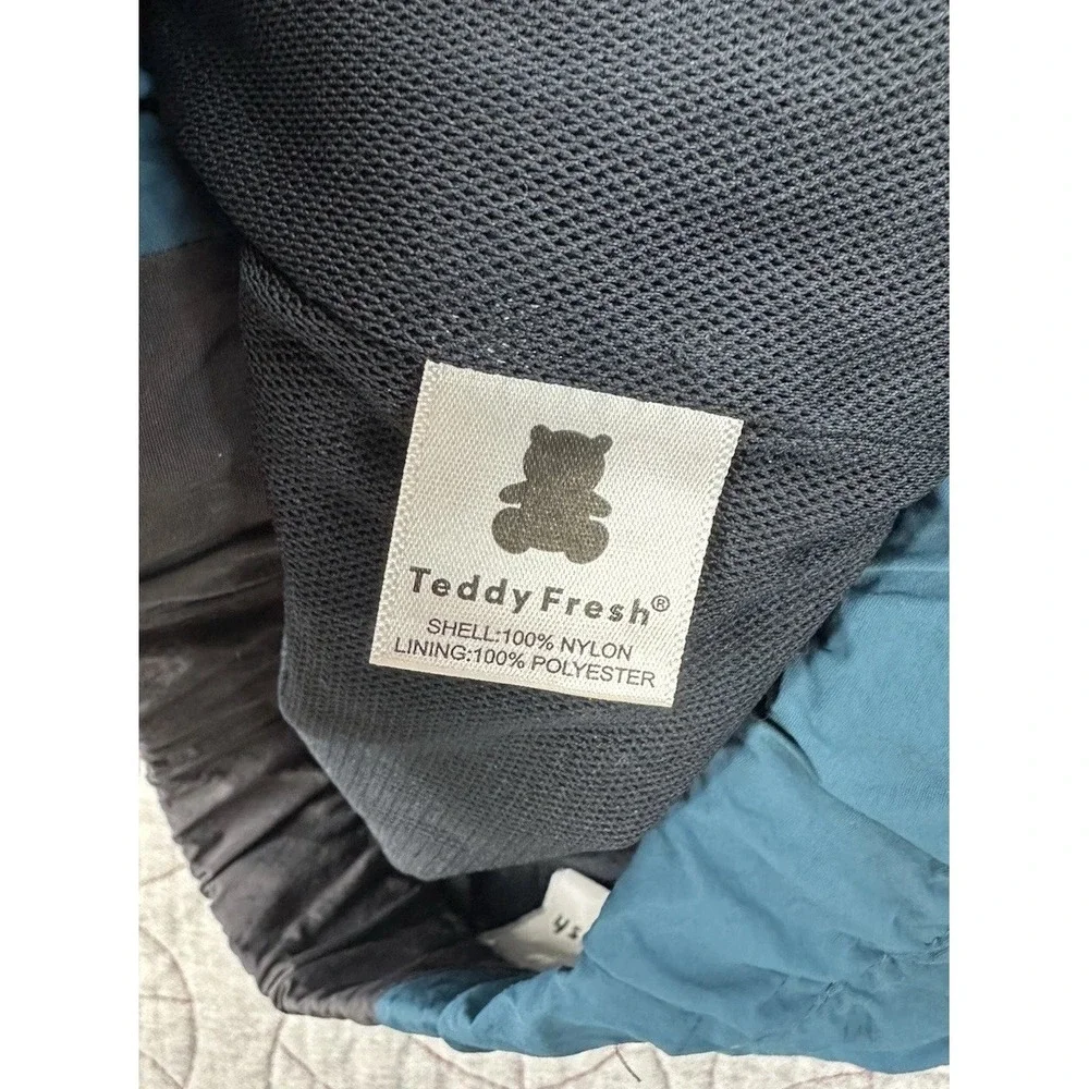 Teddy Fresh Mens Color Block Nylon Shorts Size‎ Small Belted Casual Outdoor